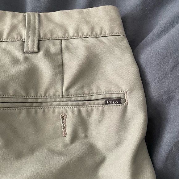 Polo Ralph Lauren Flat Slim Fit Lightweight Polyester Golf Pants Gray 36X30 - Picture 3 of 4